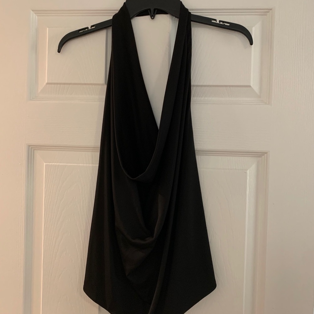 BCBG MAXARIZA backless halter top